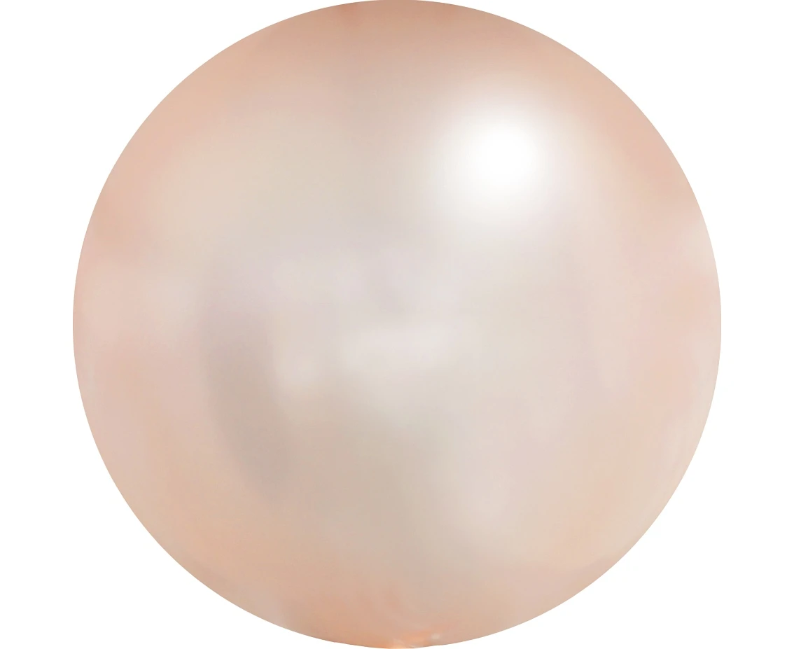Balon Aqua - kryształowy, różowo-złoty, 18" KK