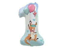 Balon foliowy Cyfra 1 - Kangurek, 77 cm KK