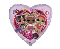 Balon foliowy 18" FX - LOL: Rock, pakowany KK