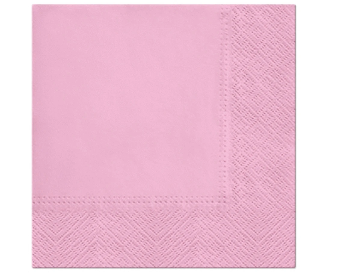 Serwetki gładkie jednokolorowe Rosa 33x33 cm / 20 szt.