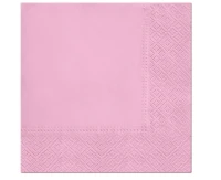 Serwetki gładkie jednokolorowe Rosa 33x33 cm / 20 szt.