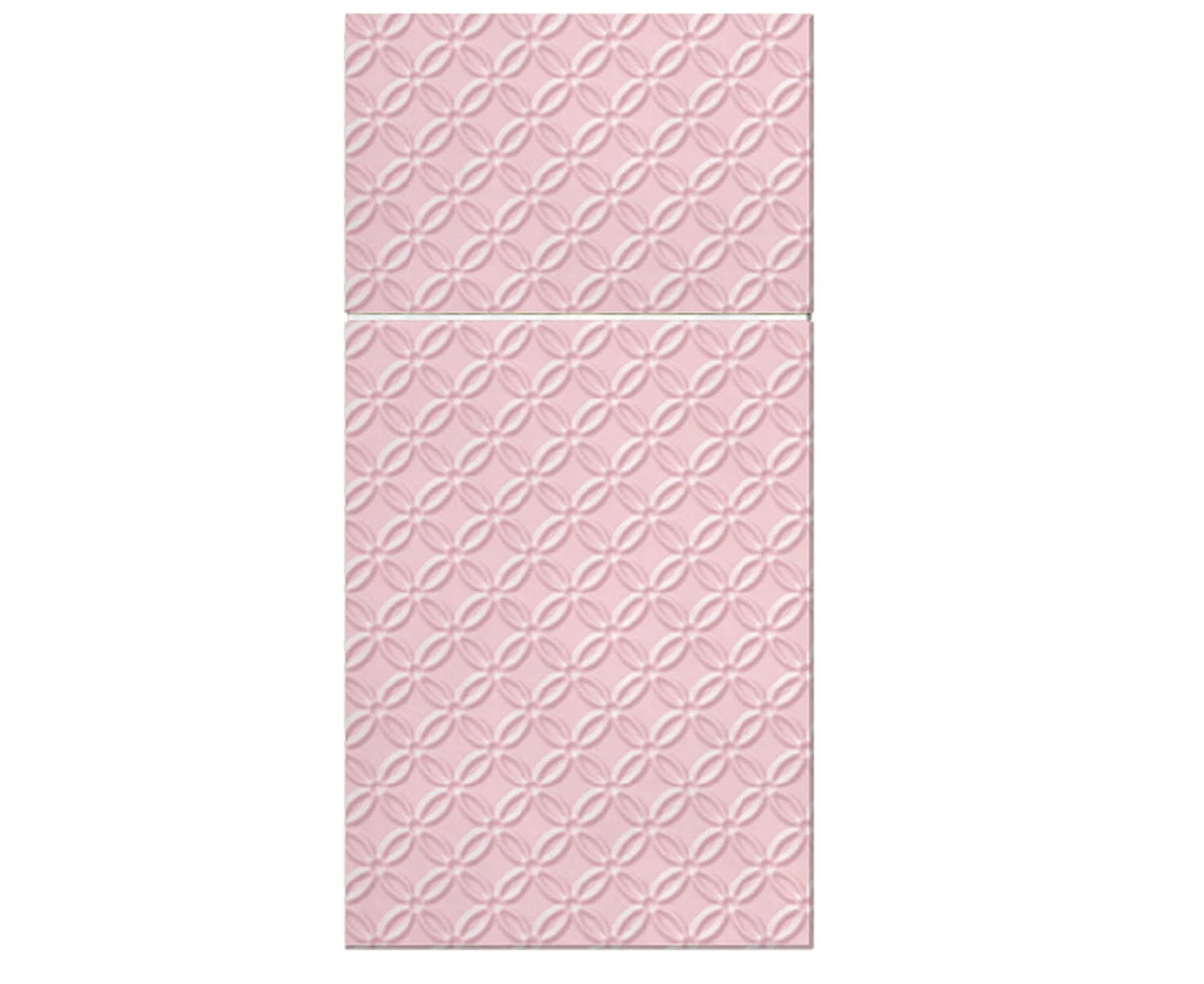 Etui (kieszonki) na sztućce, serwetki  wzorzyste Pocket Inspiration Modern (light pink) 40x40 cm/ 16 szt.