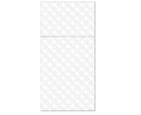 Etui (kieszonki) na sztućce, serwetki wzorzyste Pocket Inspiration Modern (white) 40x40 cm/ 16 szt.