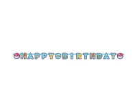 Girlanda papierowa Happy Birthday Pokemon 218 x 12 cm KK