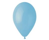 Balony Gemar 10", pastel baby blue macaron, 500szt.