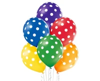 Balony Belbal 12", D11, groszki mix, 6szt.