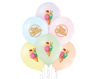 Balony Belbal 12", D11, lody, 6szt.