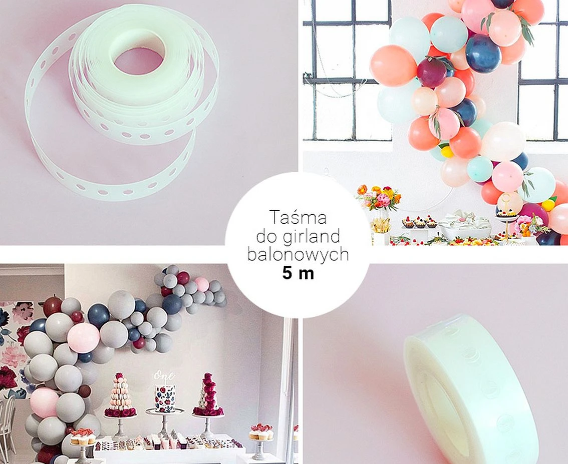 Taśma do girland balonowych standard 5 m