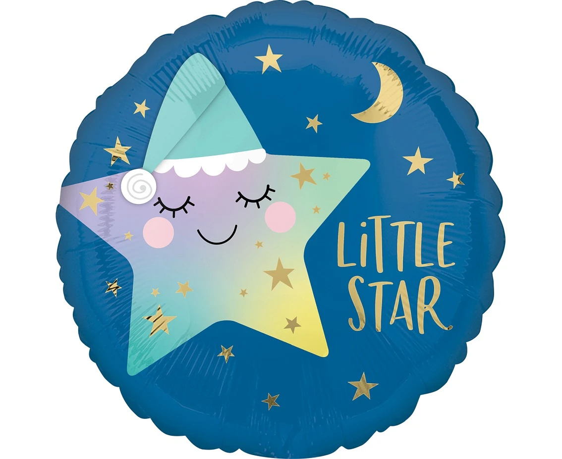 Balon foliowy 18" Sleepy Little One, zapakowany KK