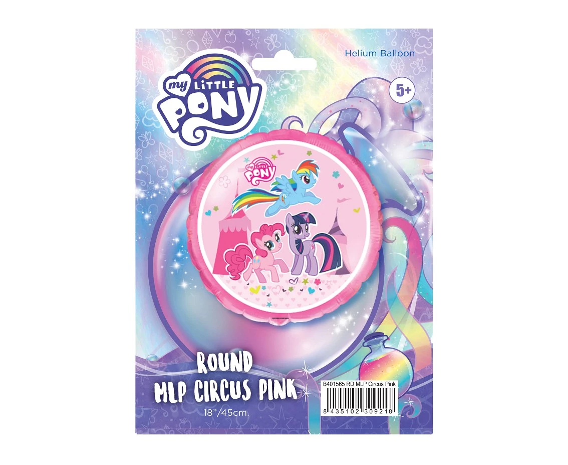 Balon foliowy 18" FX - "Little Pony" (okrągły), pakowany KK