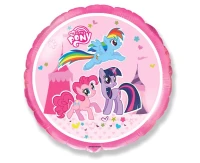 Balon foliowy 18" FX - "Little Pony" (okrągły), pakowany KK