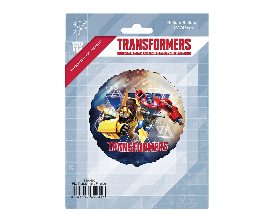 Balon foliowy 18" FX - Transformers - przyjaciele, pakowany KK