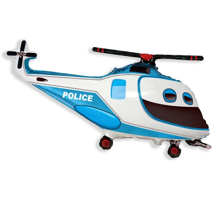 Balon foliowy 24" FX - "Helikopter Policyjny", pakowany KK