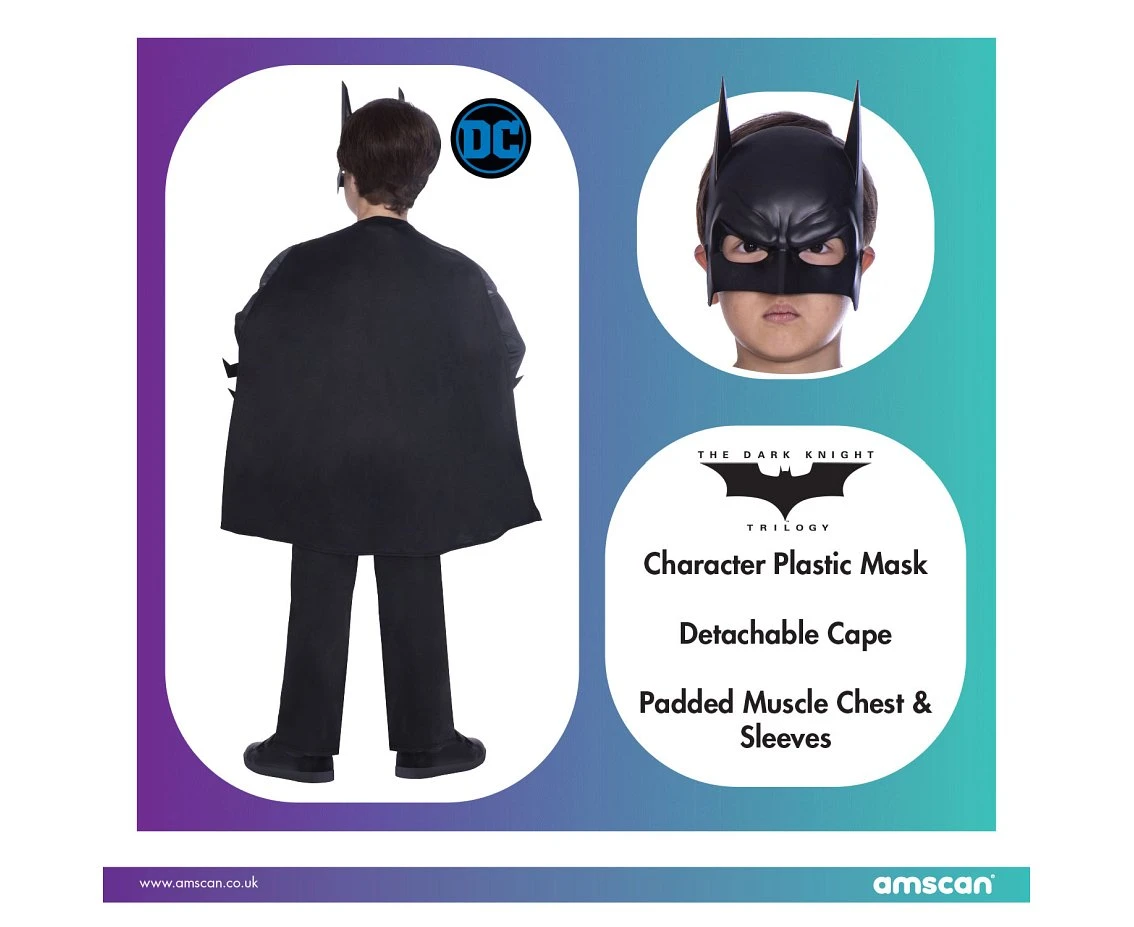 Strój Batman Dark Knight, rozm.  6-8 lat KK