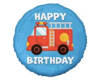 Balon foliowy Straż pożarna (Happy Birthday), 18 cali KK
