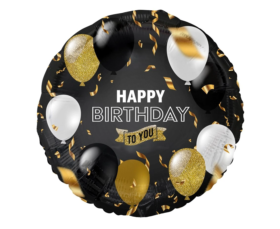 Balon foliowy B&C Happy Birthday To You, 18 cali AA