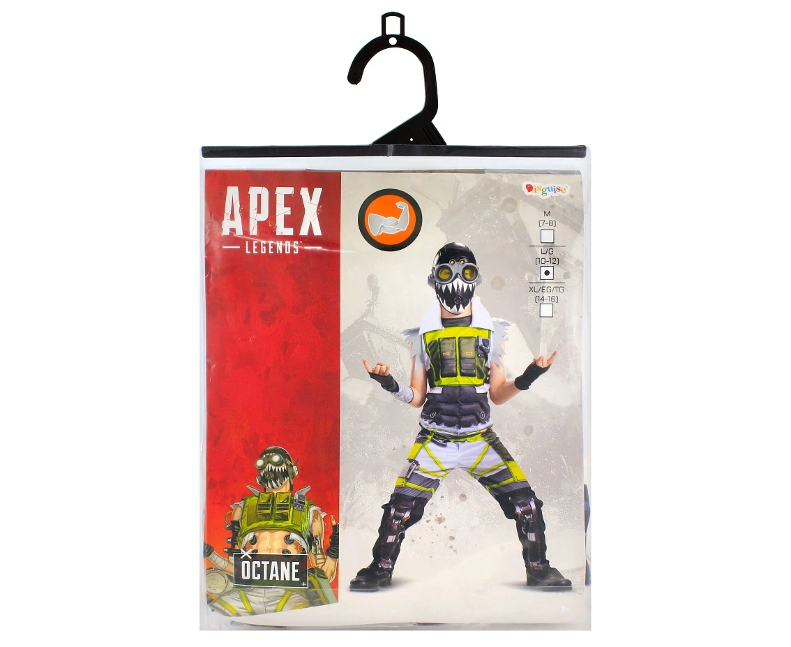 Strój Octane Deluxe - Apex Legends (licencja), rozm. L (10-12 lat) KK