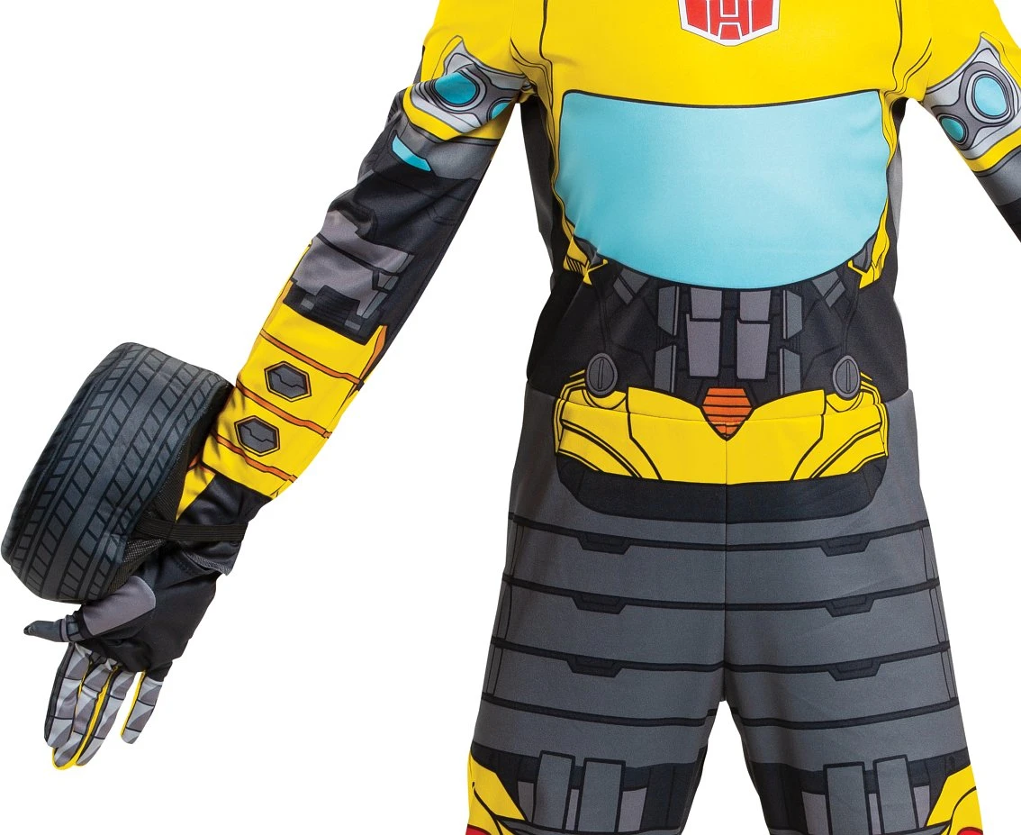 Strój do transformowania Bumblebee- Transformers, 3 wcielenia (licencja), rozm. S (4-6 lat)