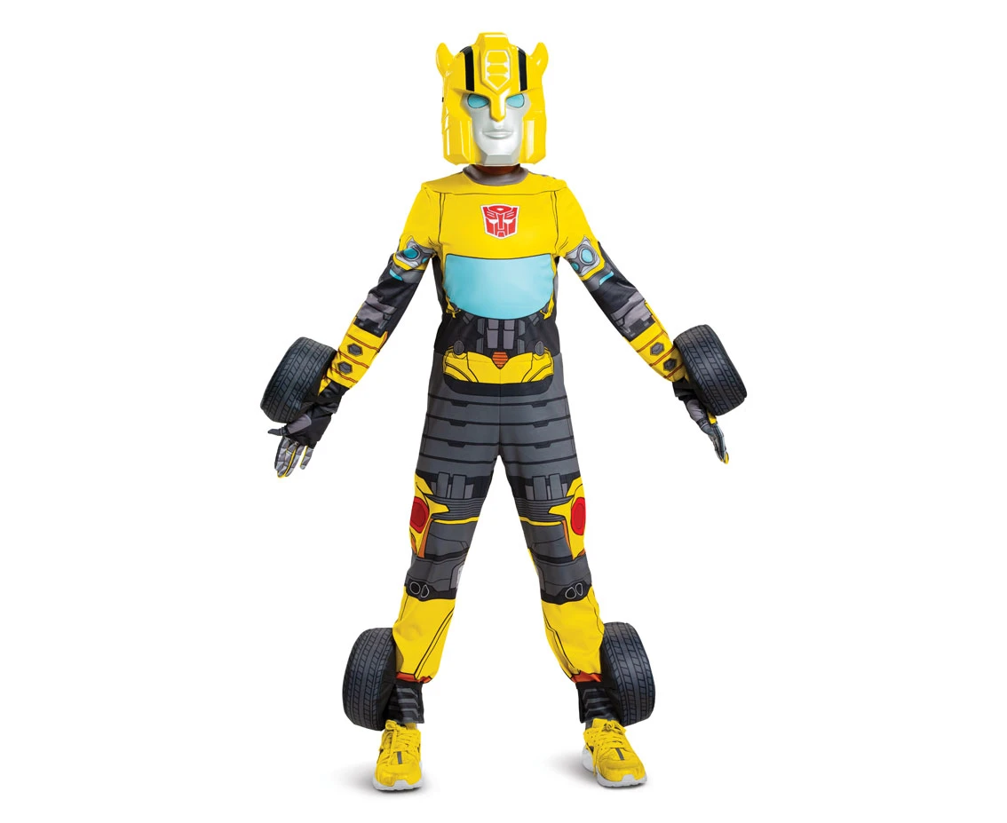 Strój do transformowania Bumblebee- Transformers, 3 wcielenia (licencja), rozm. S (4-6 lat)