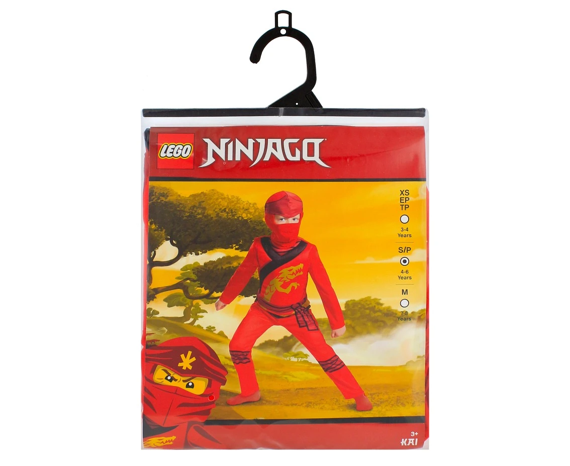Strój Kai Fancy - Lego Ninjago (licencja), rozm. S (4-6 lat)