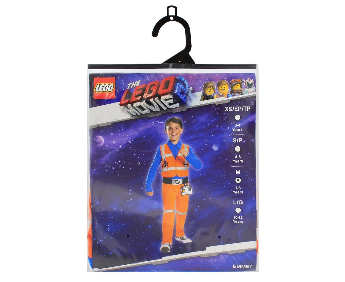 Strój Emmet Classic (kombinezon) - Lego / Warner Bros. (licencja), rozm. M (7-8 lat)
