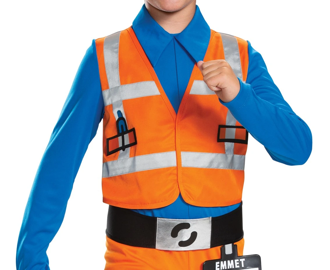 Strój Emmet Classic (kombinezon) - Lego / Warner Bros. (licencja), rozm. M (7-8 lat)