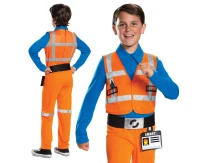 Strój Emmet Classic (kombinezon) - Lego / Warner Bros. (licencja), rozm. M (7-8 lat)