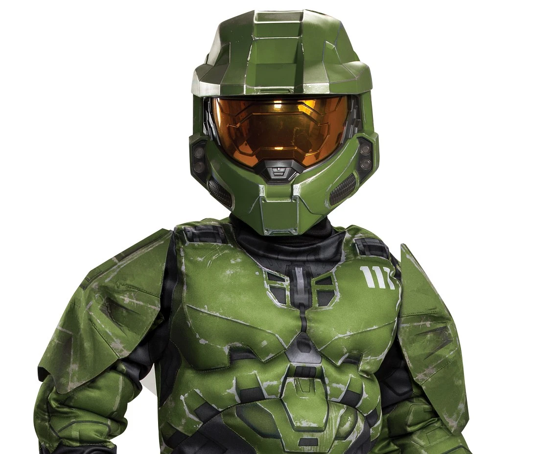 Strój Master Chief Infinite Muscle - Microsoft (licencja), rozm. L (10-12 lat)