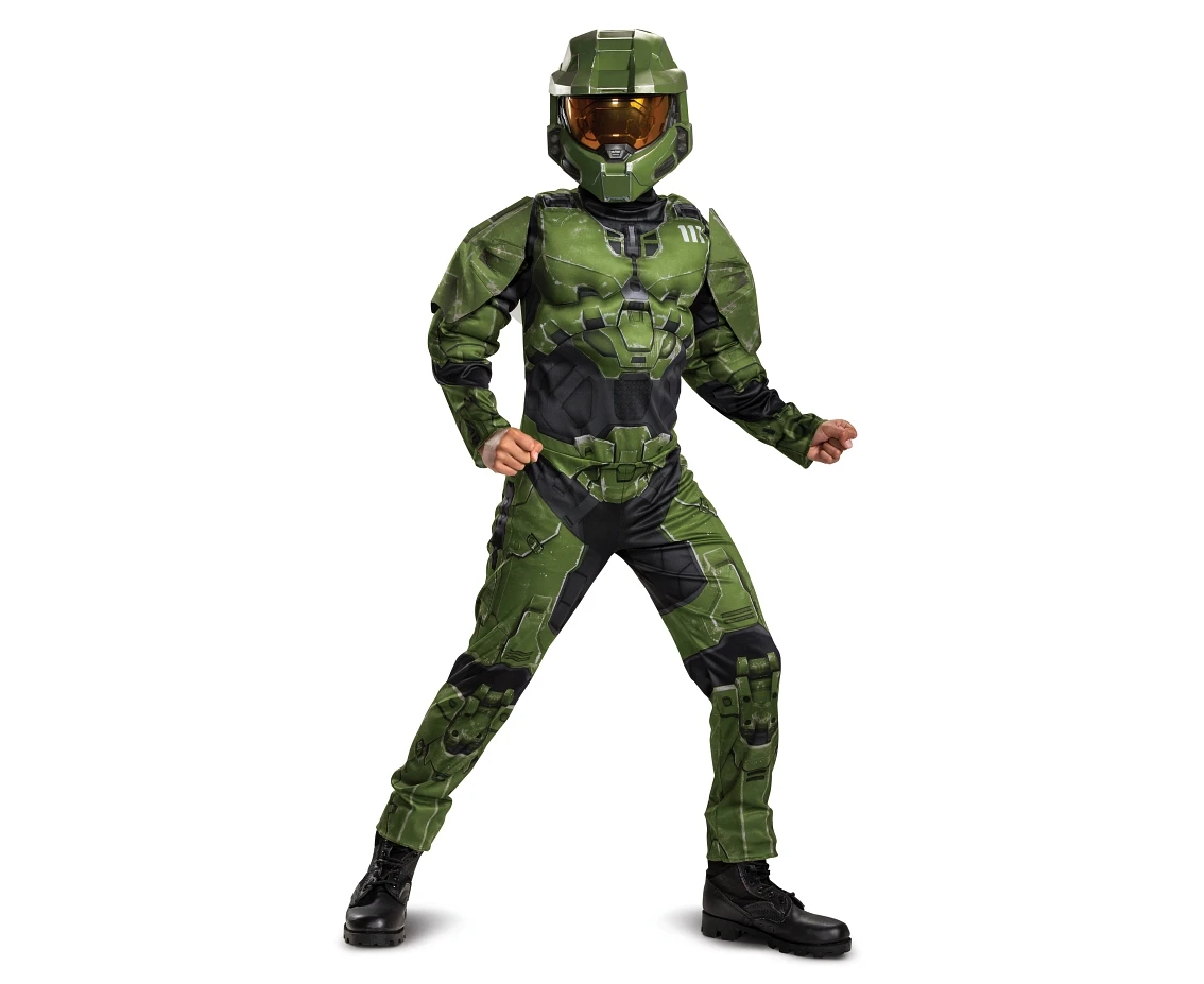 Strój Master Chief Infinite Muscle - Microsoft (licencja), rozm. L (10-12 lat)