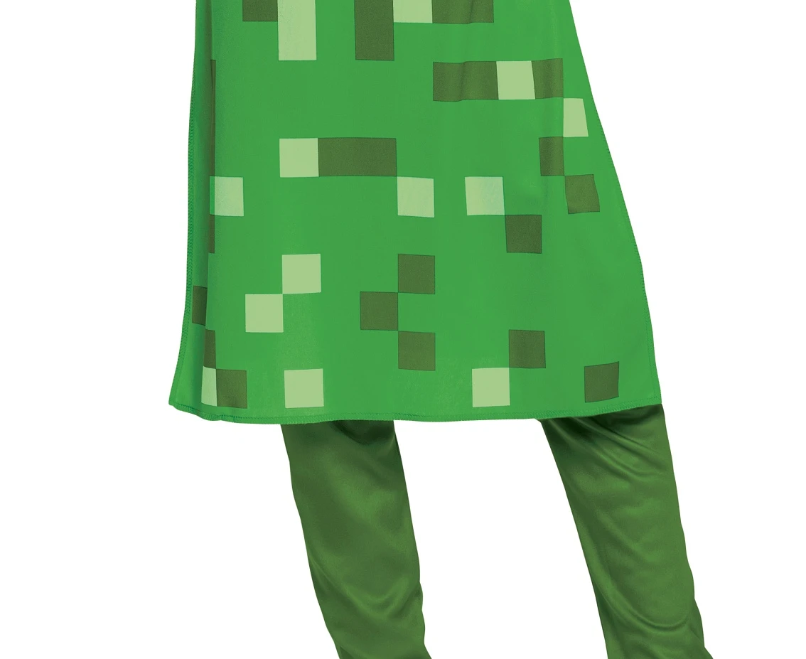 Strój Dziewczynka Creeper Classic - Minecraft (licencja), rozm. M (7-8 lat)