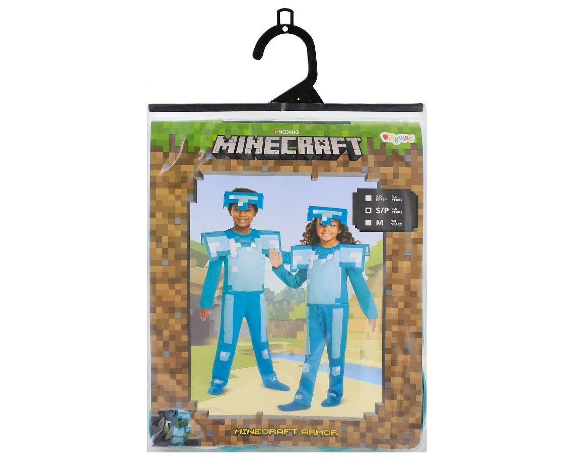 Strój Armor Fancy - Minecraft (licencja), rozm. S (4-6 lat)