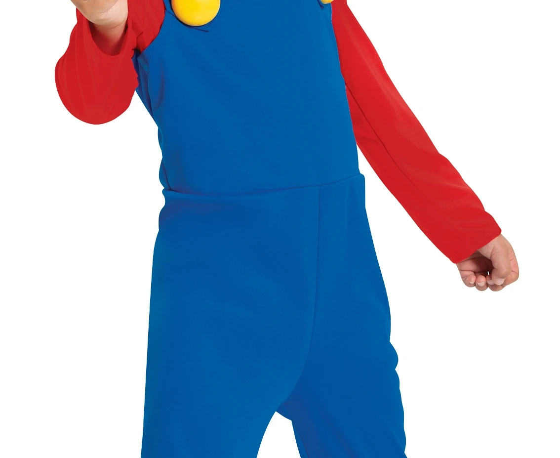 Strój Mario Fancy - Nintendo (licencja), rozm. M (7-8 lat)