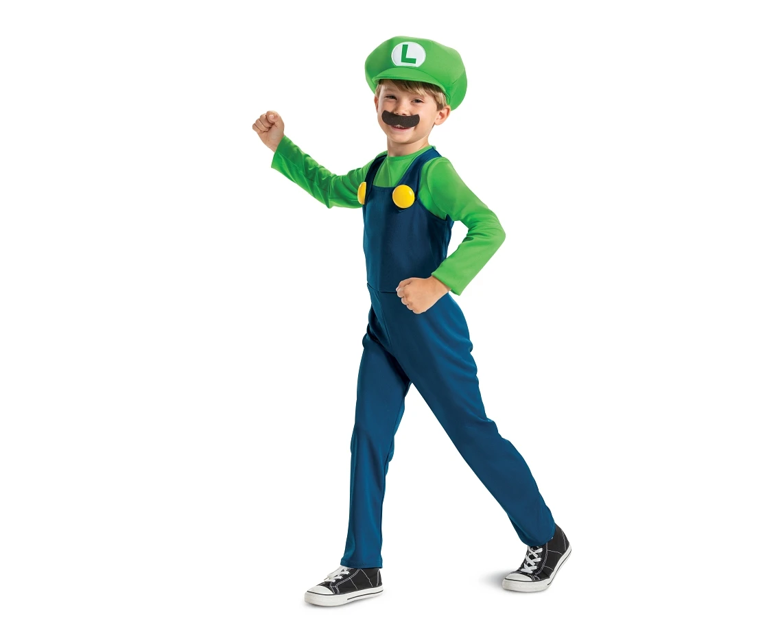 Strój Luigi Fancy - Nintendo (licencja), rozm. S (4-6 lat)