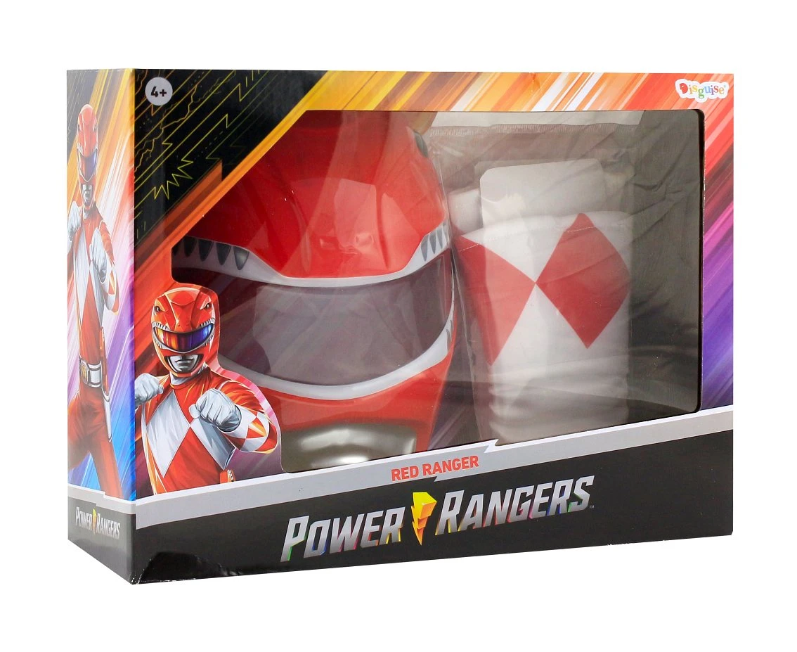 Zestaw akcesoria Red Ranger - Power Rangers (licencja), rozm. un. / dziecięcy