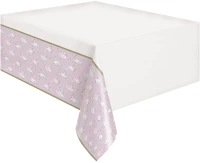 Obrus plastikowy Swan Birthday, 137 x 213 cm KK