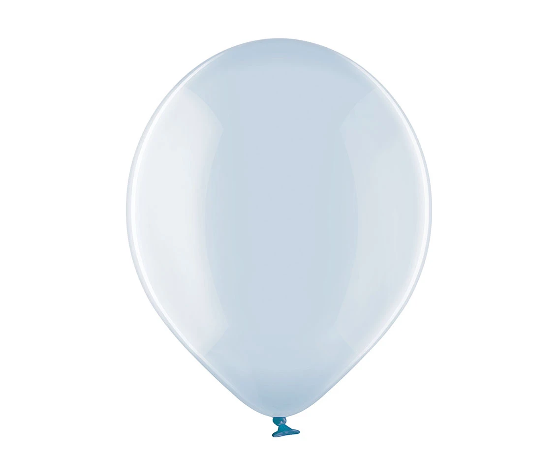 Balony Belbal 12", B105-042, (crystal soap blue) crystal niebieskie, 100 szt.