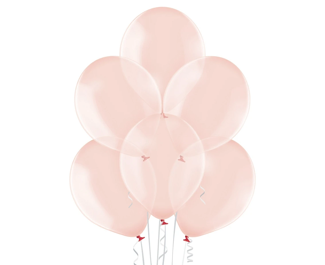 Balony Belbal 12", B105-041, (crystal soap red) crystal czerwone, 100 szt. KK