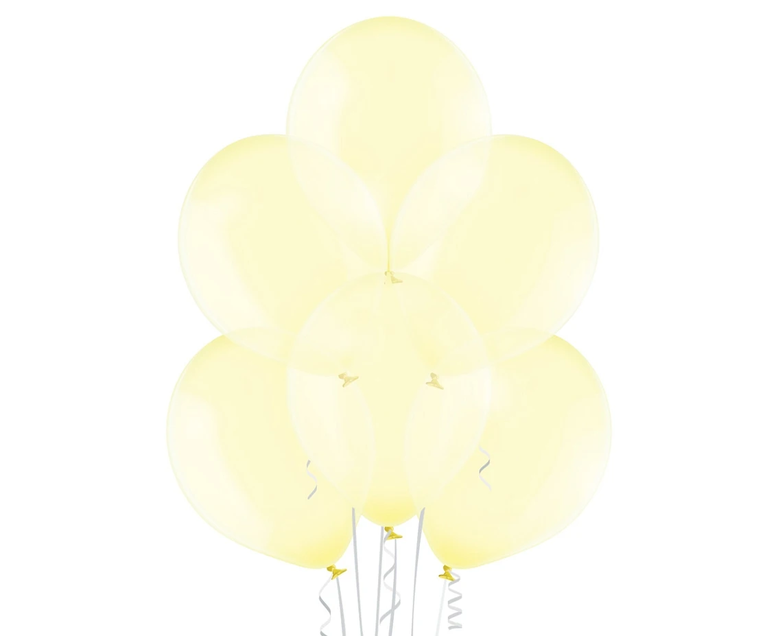 Balony Belbal 12", B105-046, (crystal soap yellow) crystal żółte, 100szt. KK