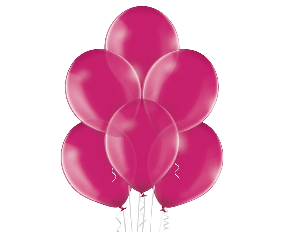 Balony Belbal 12", B105-034, (crystal fuchsia) crystal fuksja, 100szt.
