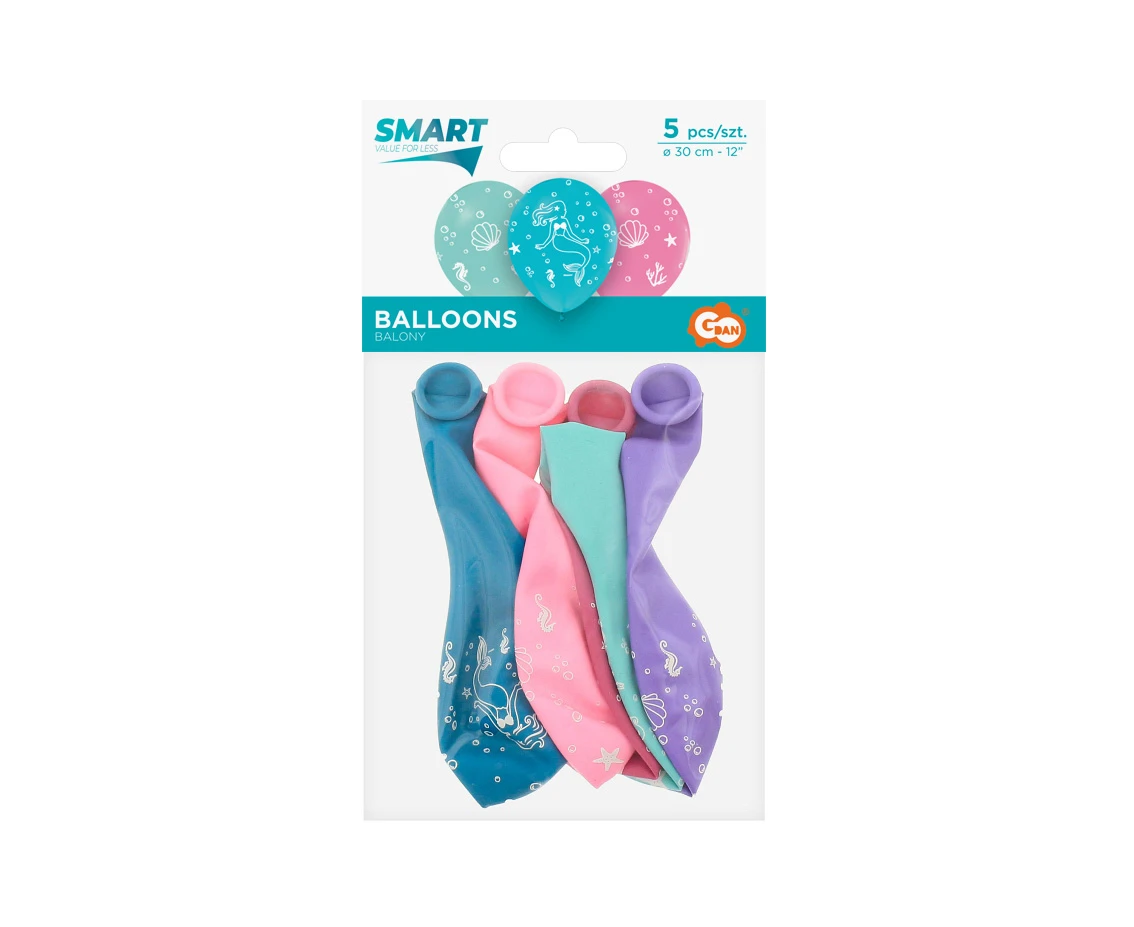 Balony Podmorski Świat, 12"/ 5 szt.