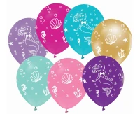 Balony Podmorski Świat, 12"/ 5 szt.