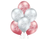 Balony Belbal 12", D11, dziewczynka, 6szt.