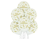 Balony Belbal 12", D11, pierwsza komunia, 6szt.