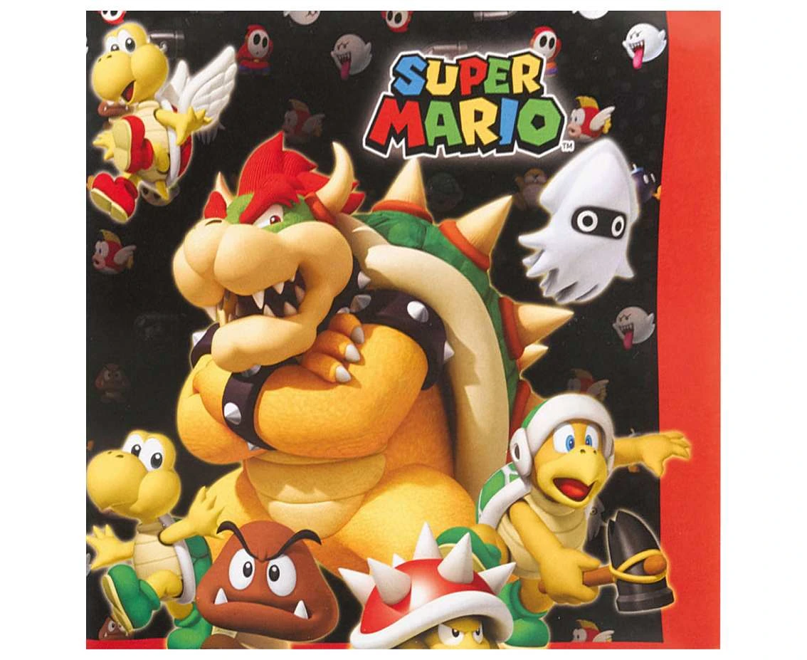 Serwetki papierowe Super Mario 33x33 cm, 20 szt. KK