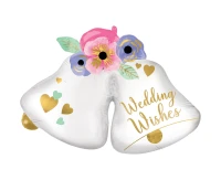 Balon foliowy SuperShape Wedding Bells P35, zapakowany KK