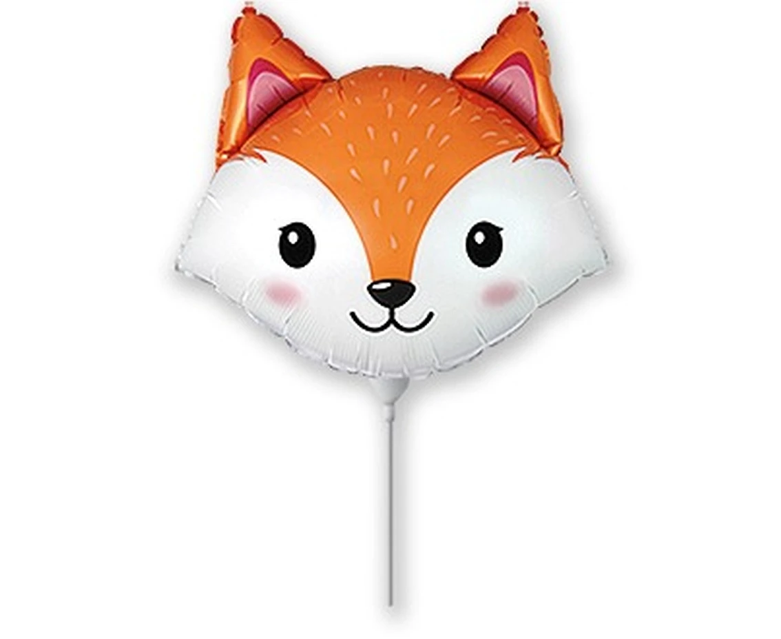 Balon foliowy 14" FX - Lisek (głowa), niepakowany