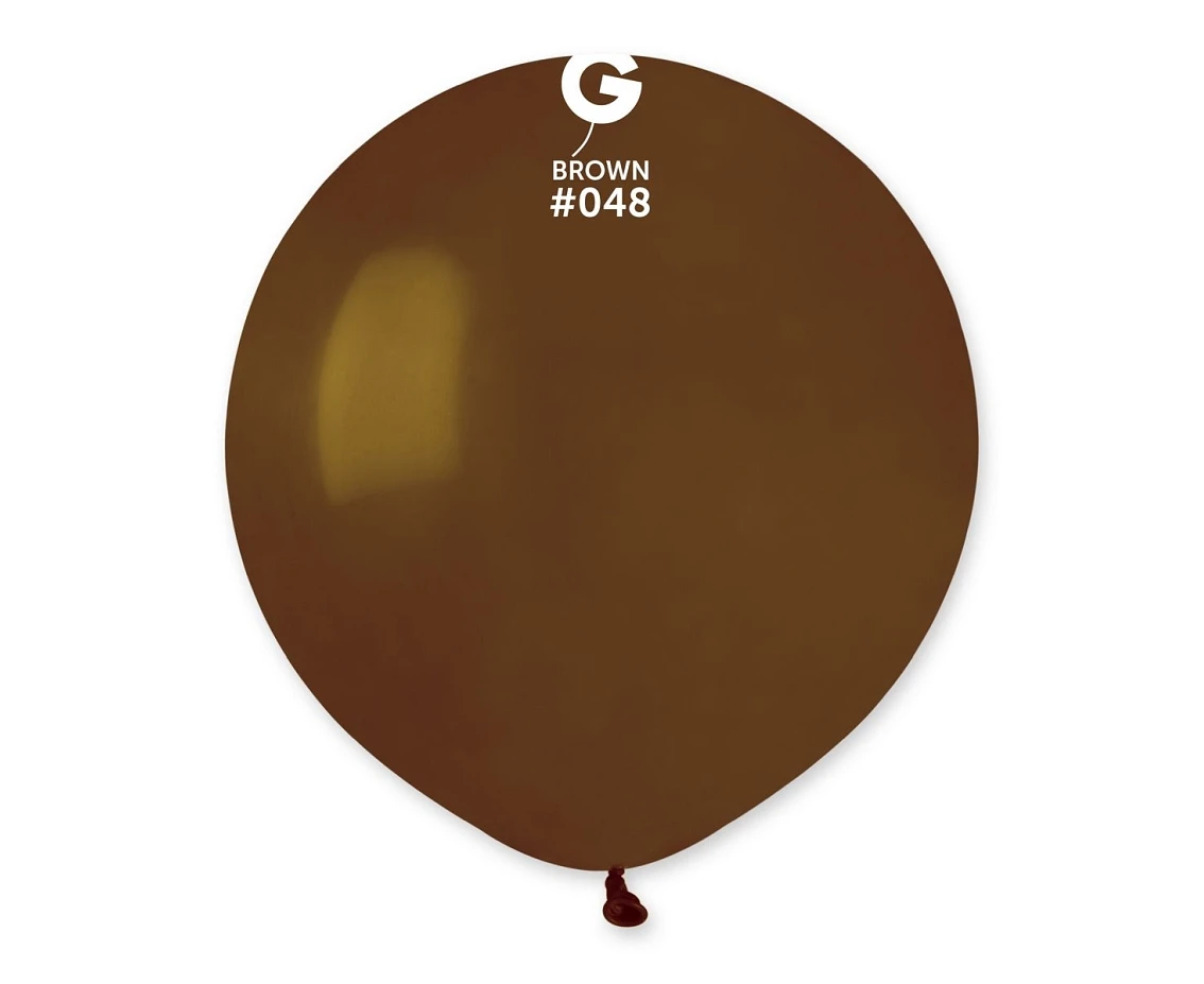 Balony Gemar 19", pastel brązowe, 50szt. KK