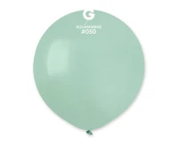 Balony Gemar 19", pastel turkusowozielone, 50szt. KK