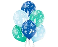 Balony Belbal 12", D11, baby chłopiec, 6szt. KK