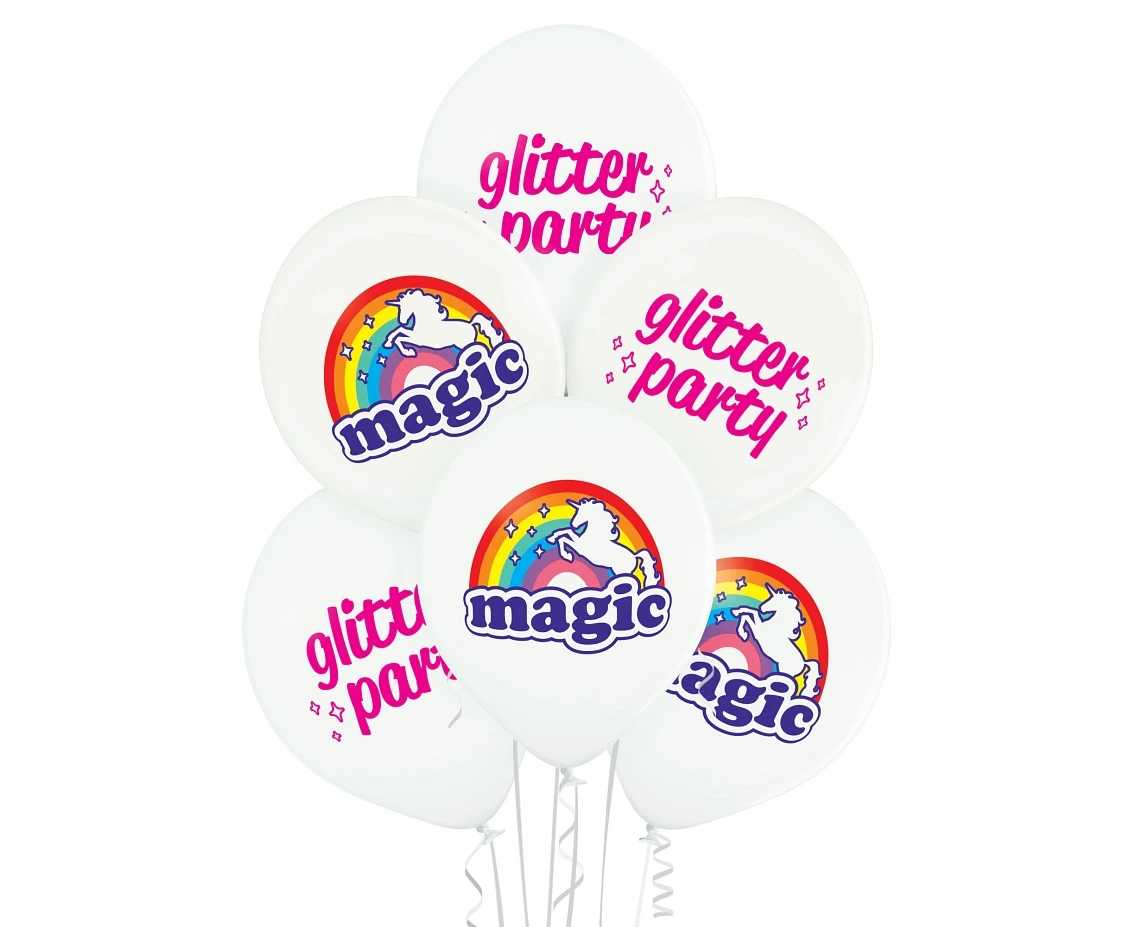 Balony Belbal 12", D11, magiczny jednorożec, 6szt. KK